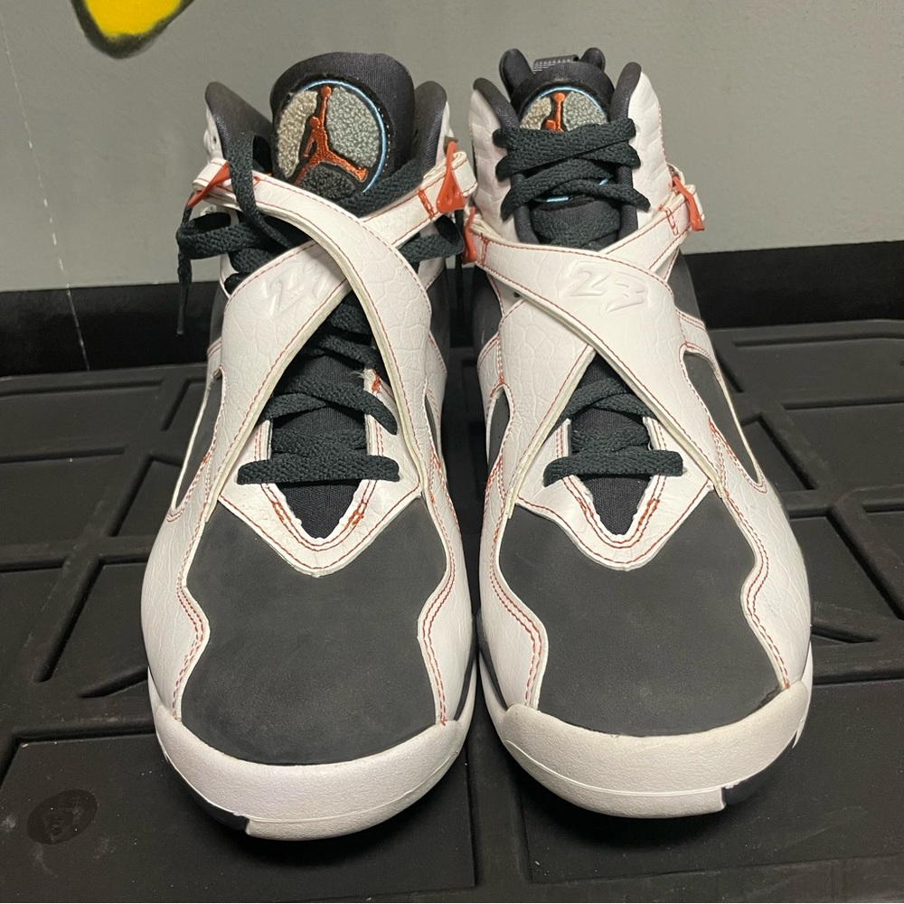 Nike Air Jordan 8 Retro LS 'Black Toe' Men's Basketball Sneaker Size 11.5 NEW - Picture 3 of 9